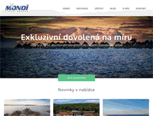 Tablet Screenshot of monoi.cz